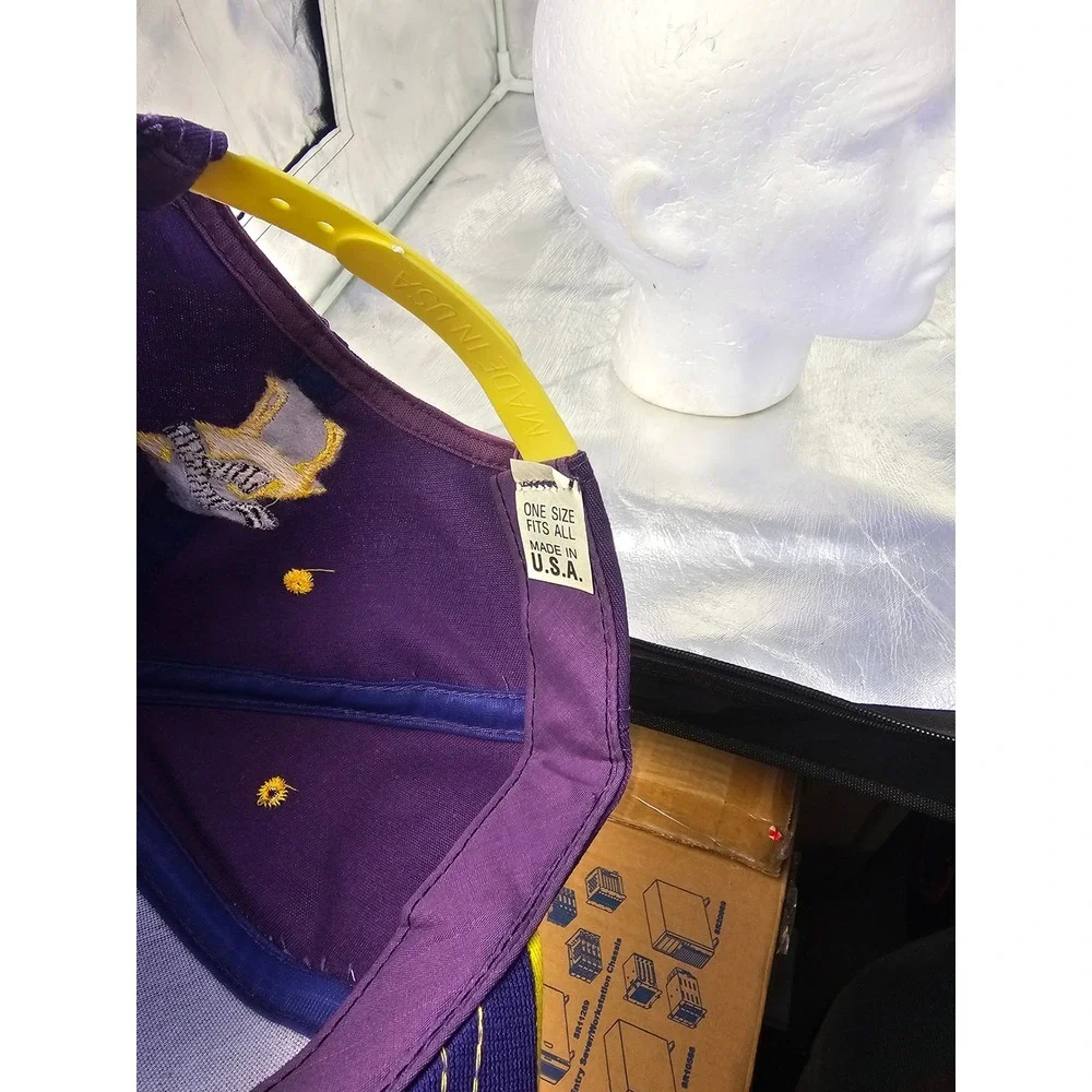 Vintage Smokin Joes Racing Camel Snapback Hat Purple Yellow Made in USA Hat